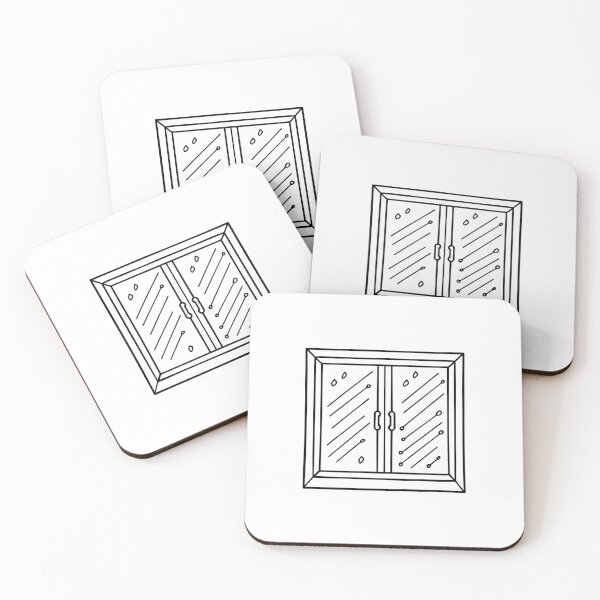 Item preview, Glass window with glazing points designed and sold by rasagamastore.