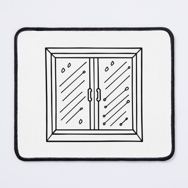 Item preview, Glass window with glazing points designed and sold by rasagamastore.