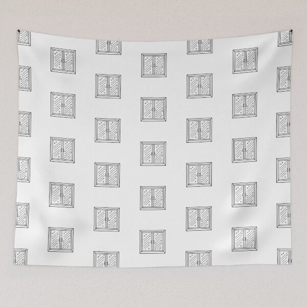 Item preview, Glass window with glazing points designed and sold by rasagamastore.