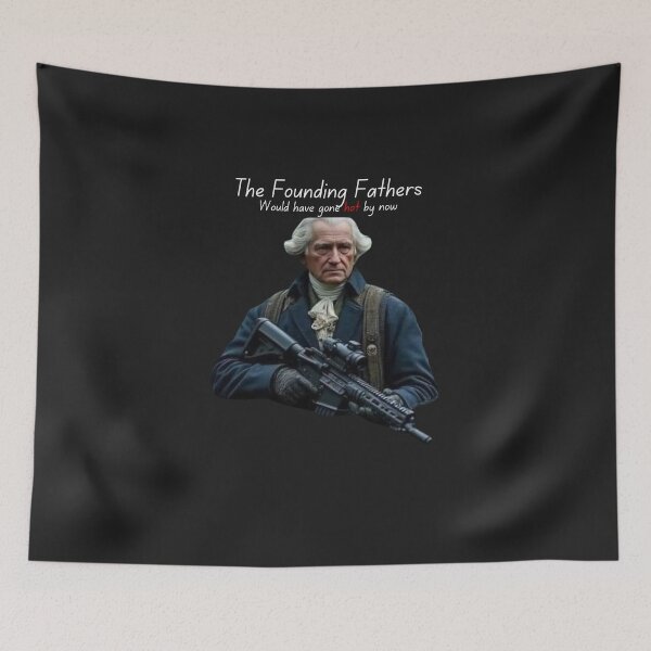 Item preview, Founding Fathers LG white print designed and sold by T-Hand141Homestead.