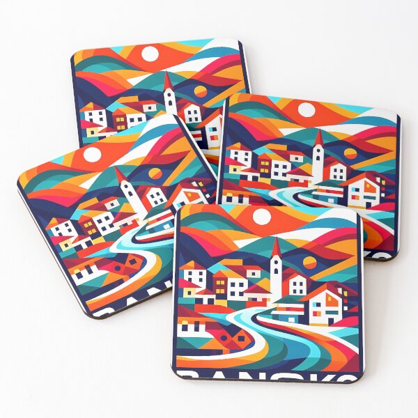 Item preview, Bansko Art Collection – Celebrate the Beauty of Bulgaria’s Premier Ski Resort designed and sold by OzzFrequency.