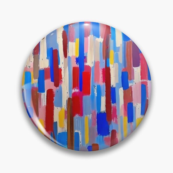 Item preview, blue red brushstrokes designed and sold by trendero.