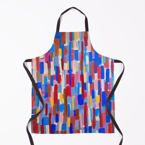Item preview, blue red brushstrokes designed and sold by trendero.