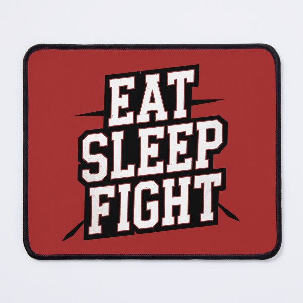 Item preview, Martial arts eat sleep fight BJJ box kick-boxing red designed and sold by Newhyperion.