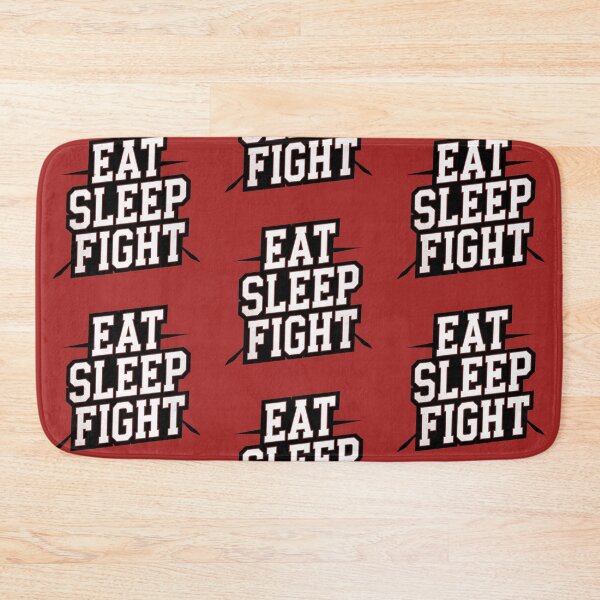 Item preview, Martial arts eat sleep fight BJJ box kick-boxing red designed and sold by Newhyperion.