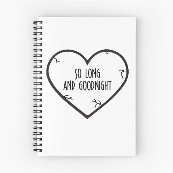 Item preview, SO LONG AND GOODNIGHT (HEART) (MCR) designed and sold by Zyroshi.