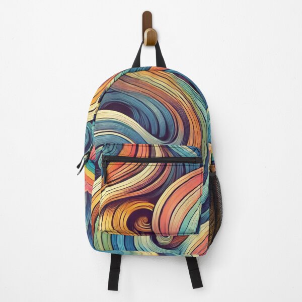 Item preview, Flowing Rainbow Waves designed and sold by TeslaSt0re.
