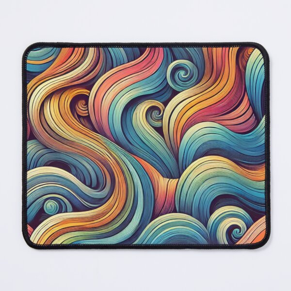 Item preview, Flowing Rainbow Waves designed and sold by TeslaSt0re.