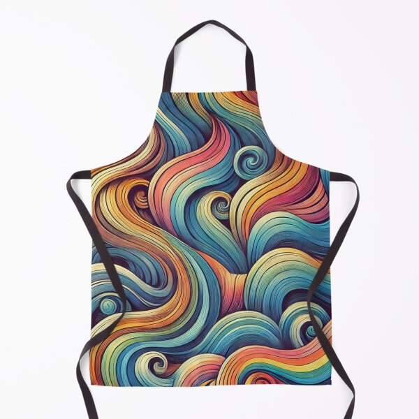 Item preview, Flowing Rainbow Waves designed and sold by TeslaSt0re.