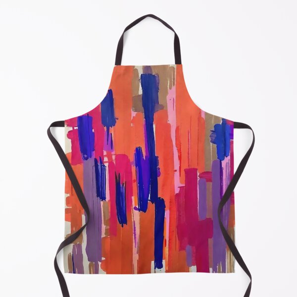 Aperçu de l'œuvre streaks orange blue créée et vendue par trendero.
