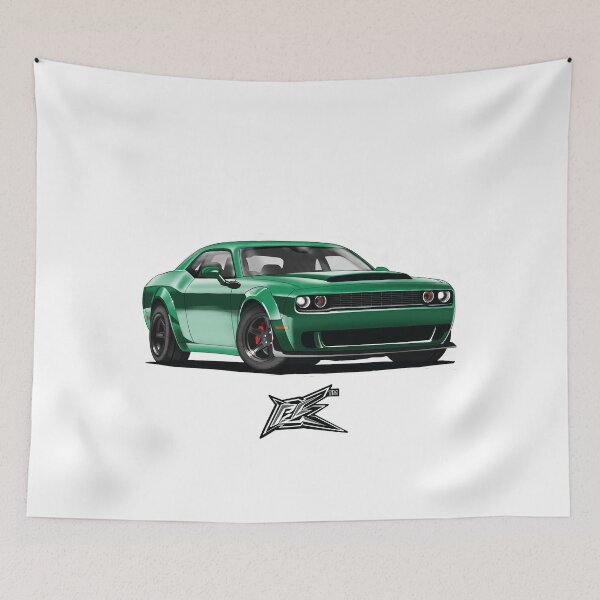 Item preview, american muscle car coupe green  designed and sold by NaquashM.
