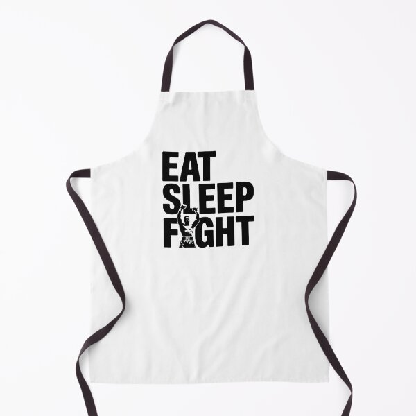 Item preview, Martial arts eat sleep fight BJJ box kick-boxing white designed and sold by Newhyperion.