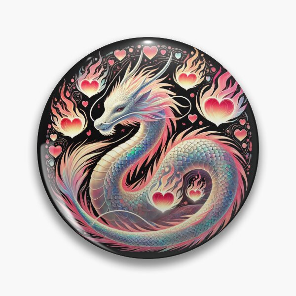 Item preview, Dragon of Loving Flames designed and sold by Mjonkey.