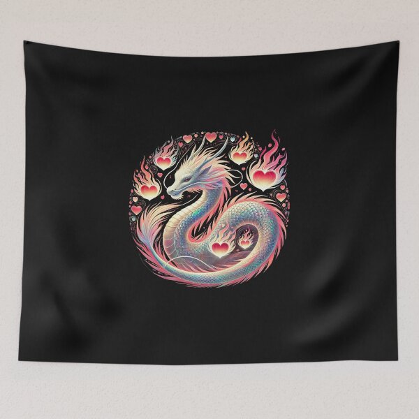 Item preview, Dragon of Loving Flames designed and sold by Mjonkey.