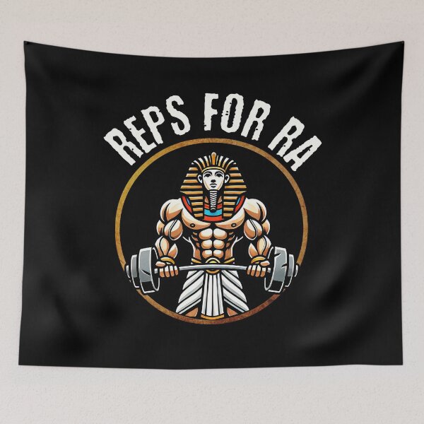 Item preview, Reps for Ra Funny History Bodybuilding Pharaoh designed and sold by Agema Apparel.
