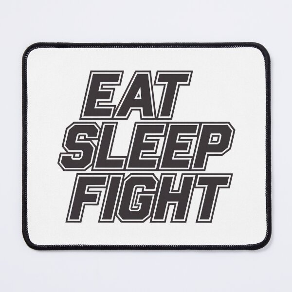 Item preview, Martial arts eat sleep fight BJJ box kick-boxing white 2 designed and sold by Newhyperion.