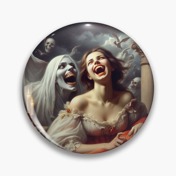 Item preview, Vampire and Ghost Laughing Hysterically designed and sold by boysenberrie.