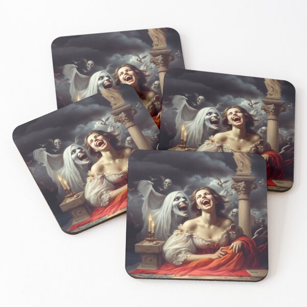 Item preview, Vampire and Ghost Laughing Hysterically designed and sold by boysenberrie.