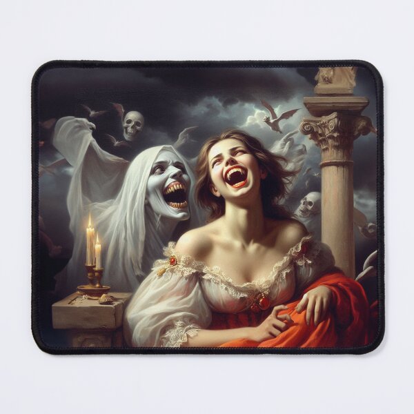 Item preview, Vampire and Ghost Laughing Hysterically designed and sold by boysenberrie.