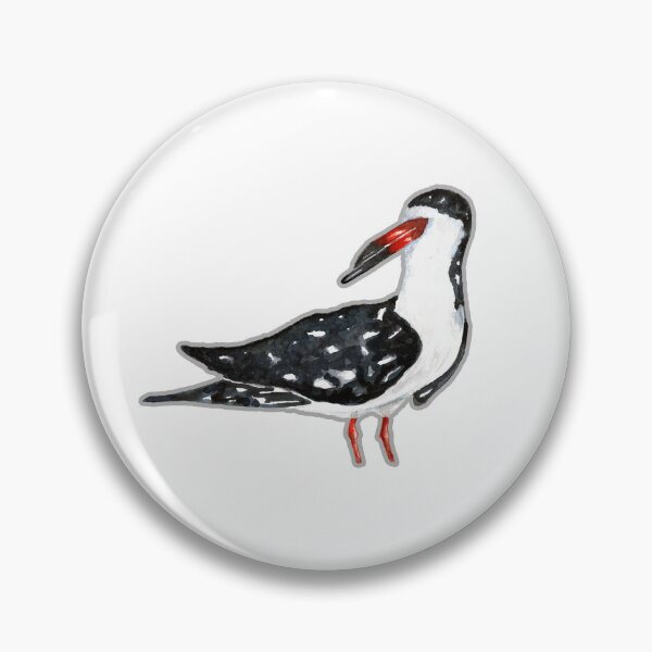 Item preview, Florida Black Skimmer Watercolor Sticker designed and sold by bellamells.