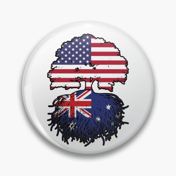 Item preview, Australia Australian American USA Tree Roots Flag designed and sold by FlagX.