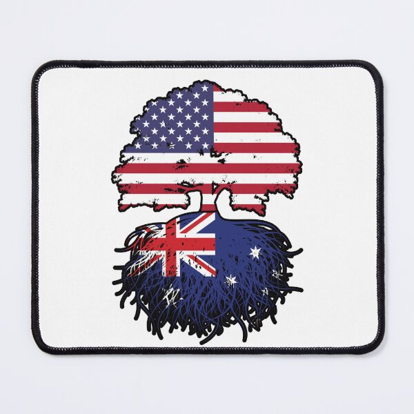 Item preview, Australia Australian American USA Tree Roots Flag designed and sold by FlagX.