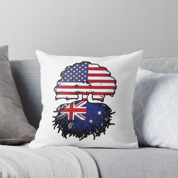 Item preview, Australia Australian American USA Tree Roots Flag designed and sold by FlagX.