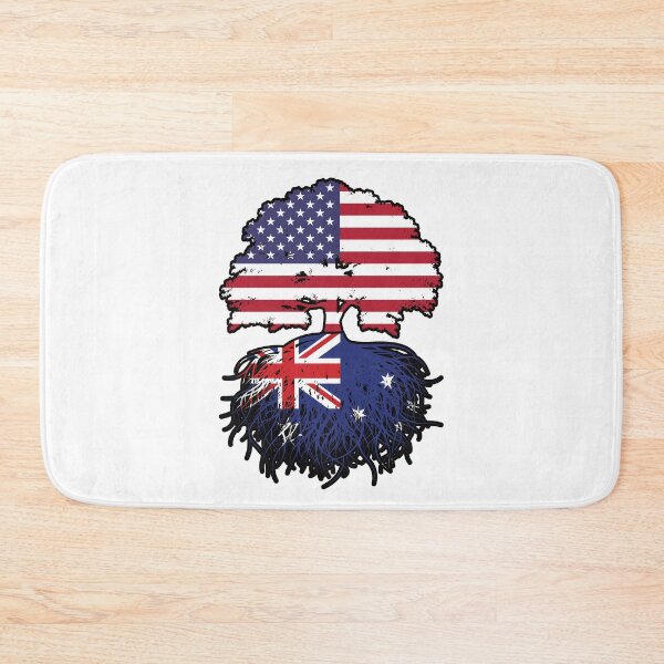 Item preview, Australia Australian American USA Tree Roots Flag designed and sold by FlagX.