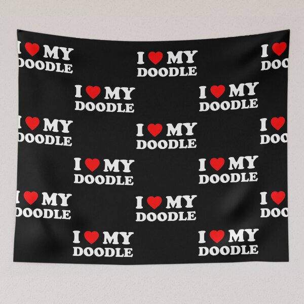 Item preview, I Love My Doodle Style NY Dog Gift designed and sold by Guarddogdrive.