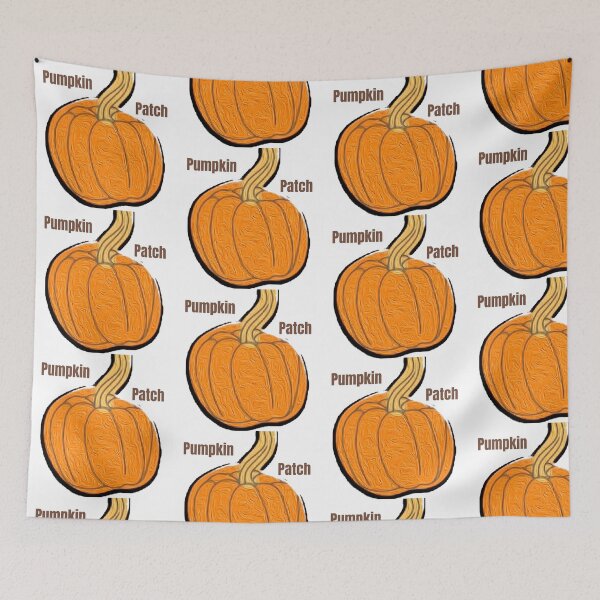 Aperçu de l'œuvre Champ de citrouilles créée et vendue par Tonyasartprints.