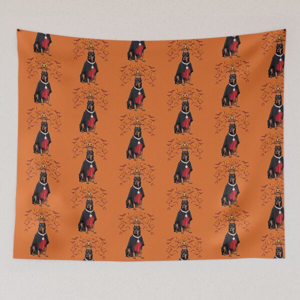 Item preview, Elegant Doberman in Vampire Cape - "Happy Howloween" - Halloween Design for Products designed and sold by GoodyPaws.