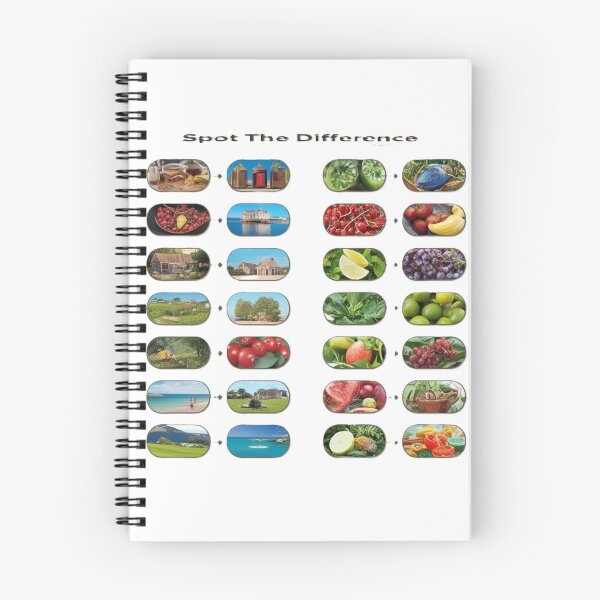 Item preview, Spot the Difference: Nature and Food Edition designed and sold by merve02shop.