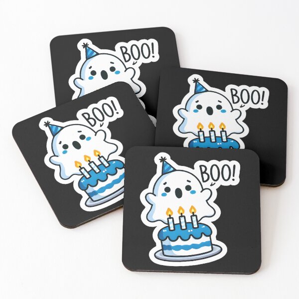 Artikelvorschau, Ghost Birthday Surprise - Cute Spooky Boo Cake Design entworfen und verkauft von XxJasonMichaelx.