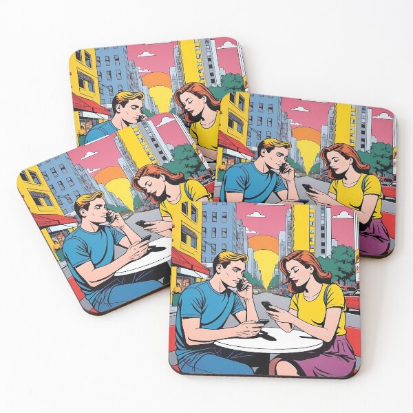 Item preview, Together Yet Alone: Pop Art on Digital Distraction designed and sold by daila70.
