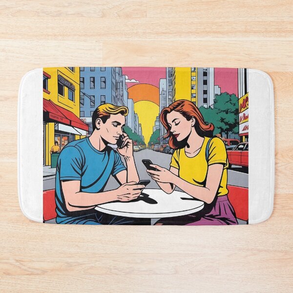 Item preview, Together Yet Alone: Pop Art on Digital Distraction designed and sold by daila70.