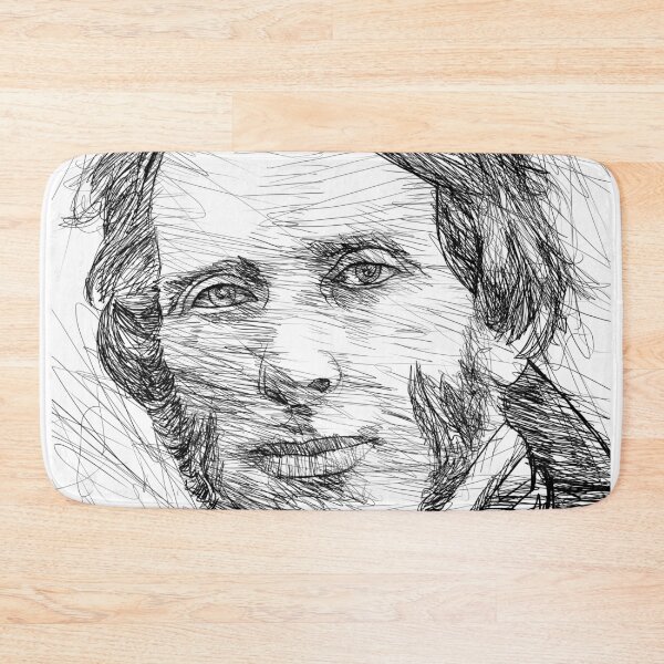 Item preview, JOHN RUSKIN ink portrait designed and sold by lautir.