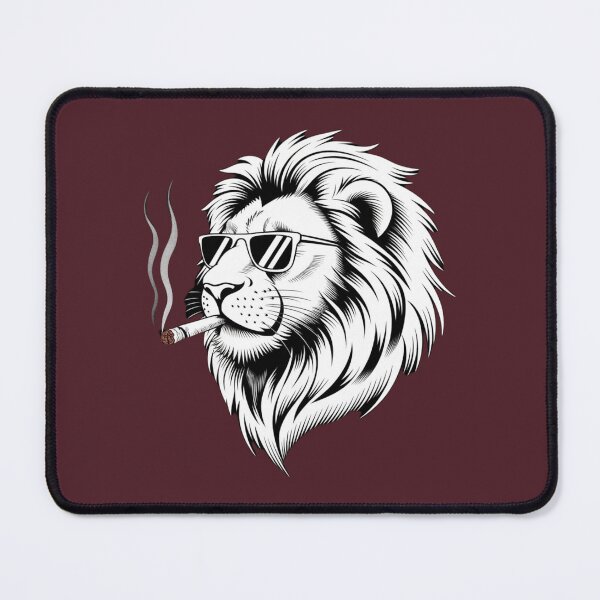 Item preview, Lion with a cigar (Pattern 3) designed and sold by YoungMind95.
