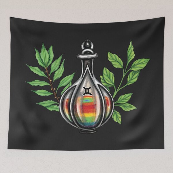 Item preview, Gemini potion bottle designed and sold by RalucaIov.