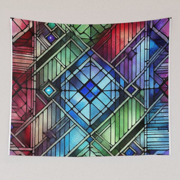 Item preview, Stained Glass Geometry designed and sold by TeslaSt0re.