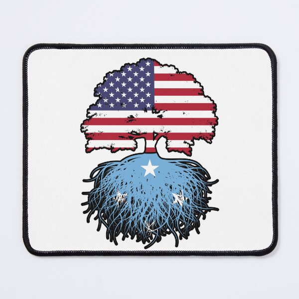 Item preview, Micronesia Micronesian American USA Tree Roots Flag designed and sold by FlagX.