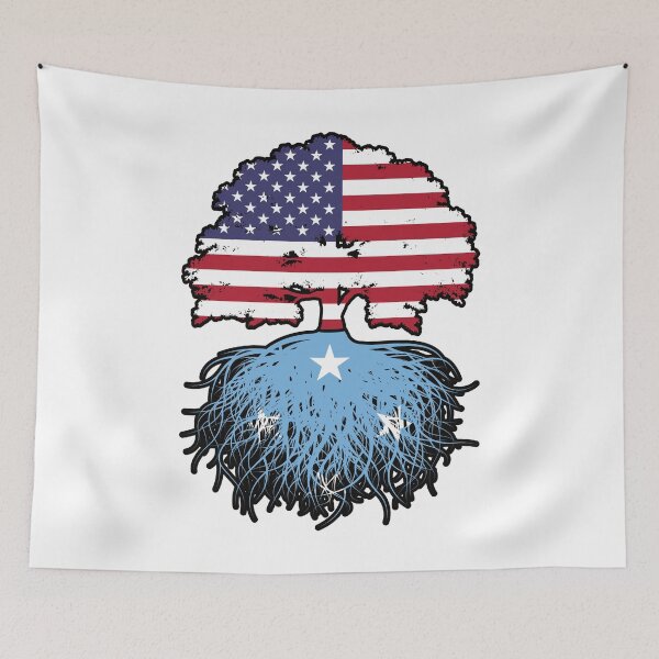 Item preview, Micronesia Micronesian American USA Tree Roots Flag designed and sold by FlagX.