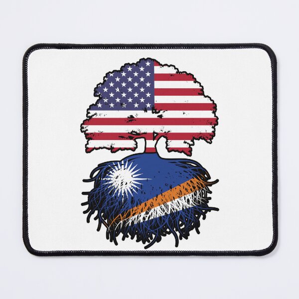 Item preview, Marshall Islands Marshallese American USA Tree Roots Flag designed and sold by FlagX.