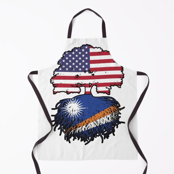Item preview, Marshall Islands Marshallese American USA Tree Roots Flag designed and sold by FlagX.