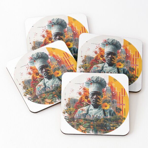 Item preview, Collage Wall Art T-shirt Design: The Chef designed and sold by ForeverPrintsOK.