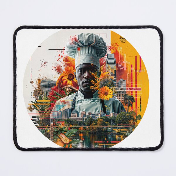 Item preview, Collage Wall Art T-shirt Design: The Chef designed and sold by ForeverPrintsOK.