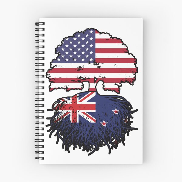 Item preview, New Zealand New Zealander American USA Tree Roots Flag designed and sold by FlagX.