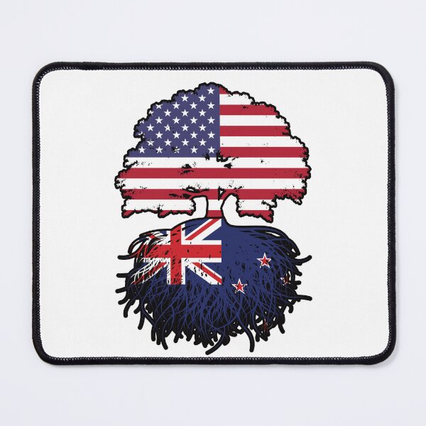 Item preview, New Zealand New Zealander American USA Tree Roots Flag designed and sold by FlagX.