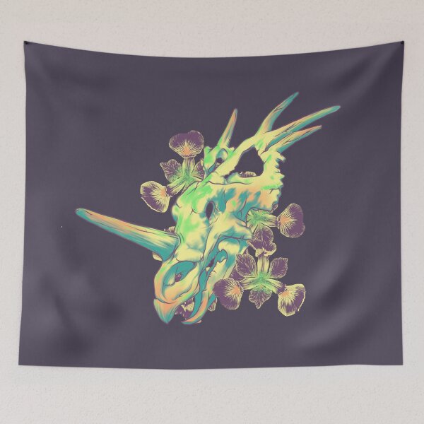 Item preview, Styracosaurus and Blooming Iris designed and sold by Benjamin Lou.