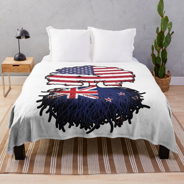 Item preview, New Zealand New Zealander American USA Tree Roots Flag designed and sold by FlagX.