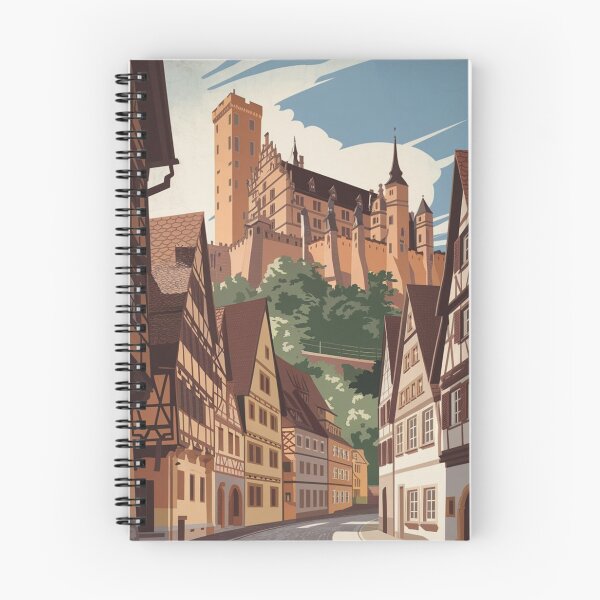 Item preview, Nuremberg Vintage Travel Poster designed and sold by TravelerRat.